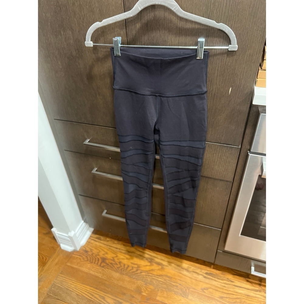 Lululemon Wunder Under Pant high-rise tech mesh leggings women' 4 black